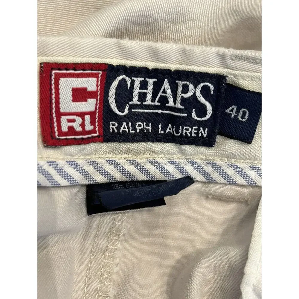 Ralph Lauren Chaps Shorts Men's 40 Beige/Tan Shorts
